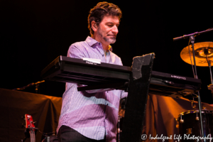 Keyboard player Rob Aries of Average White Band performing live at Ameristar Casino in Kansas City, MO on August 25, 2018.