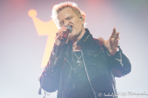 Billy Idol live in concert at Uptown Theater in Kansas City, MO on September 21, 2018.