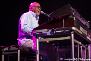 Tower of Power keyboardist Roger Smith playing live at Ameristar Casino in Kansas City, MO on August 25, 2018.