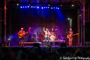 Country rock band Exile performing live in concert at Johnson County Old Settlers in Olathe, KS in celebration of its 55th anniversary on September 8, 2018.