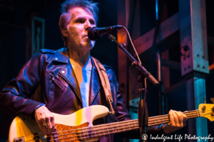 Bass guitarist Sonny LeMaire of Exile live in concert at Jonson County Old Settlers in Olathe, KS on September 8, 2018.