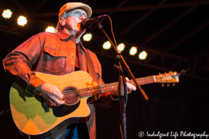 Exile guitarist Les Taylor performing live at Johnson County Old Settlers in Olathe, KS on September 8, 2018.