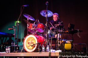 Exile drummer Steve Goetzman performing live at Johnson County Old Settlers in Olathe, KS on September 8, 2018.