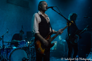 Steve Kilbey, Ian Haug and Tim Powles of The Church performing live in concert at recordBar in Kansas City, MO on October 14, 2018.