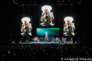 Cyndi Lauper opening her show with "I Drove All Night" at Sprint Center in Kansas City, MO on October 16, 2018.