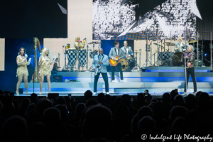 Rod Stewart on tour and performing live for Kansas City fans at Sprint Center in downtown KC on October 16, 2018.