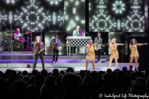 Rod Stewart performing live on tour at Sprint Center in downtown Kansas City, MO on October 16, 2018.