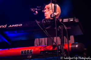 The Cars iconic keyboardist Greg Hawkes performing with Todd Rundgren at CrossroadsKC in Kansas City, MO on September 22, 2018.