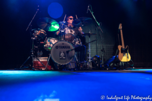 Iconic drummer Prairie Prince of The Tubes performing with Todd Rundgren at CrossroadsKC in Kansas City, MO on September 22, 2018.