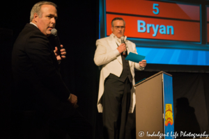 Creator Steve Sellery and host Bruce Campbell of Last Fan Standing live at Liberty Hall in Lawrence, KS on November 15, 2018.