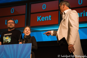 Contestants in Round 1 of Last Fan Standing introducing themselves at Liberty Hall in Lawrence, KS on November 15, 2018.