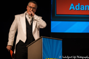 Host Bruce Campbell of Last Fan Standing live at Liberty Hall in Lawrence, KS on November 15, 2018.