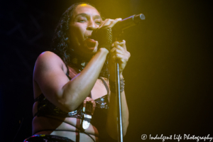 Rozonda Thomas a.k.a. "Chilli" of TLC performing live at Ameristar Casino's Star Pavilion in Kansas City, MO on November 17, 2018.