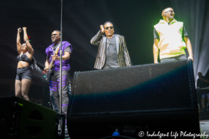 Soul artist Charlie Wilson performing with his band at Municipal Auditorium in downtown KCMO on February, 14, 2019.