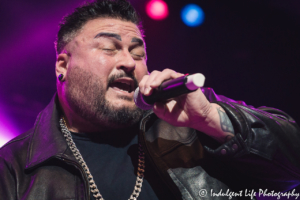 Lead singer Bryan Abrams of Color Me Badd performing live at Ameristar Casino's Star Pavilion in Kansas City, MO on March 2, 2019.