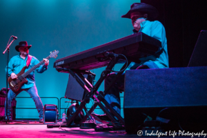 Gene Watson's Farewell Party bass player Staley Rogers and keyboardist Glen Rodgers at Ameristar Casino's Star Pavilion in Kansas City, MO on February 23, 2019.