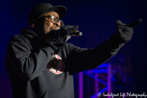 R&B singer Bobby Brown performing live in concert at Kansas City's Starlight Theatre on May 9, 2019.