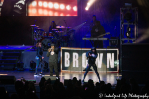 Bobby Brown performing solo on the RBRM "4 the Love of It" concert tour stop at Starlight Theatre in Kansas City, MO on May 9, 2019.