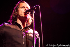 All Hail the Silence singer-songwriter Christian Burns performing live on Howard Jones' "Transform" tour stop at Ameristar Casino's Star Pavilion in Kansas City, MO on June 22, 2019.