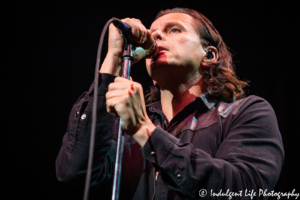 All Hail the Silence vocalist Christian Burns performing live on Howard Jones' "Transform" tour stop at Ameristar Casino in Kansas City, MO on June 22, 2019.