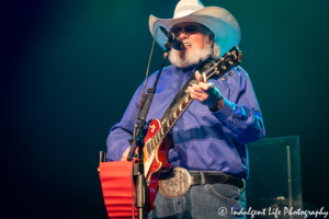 Legendary country music artist Charlie Daniels performing live in concert on the "Outlaws & Renegades" tour stop at SEC Arena in Independence, MO on May 25, 2019.