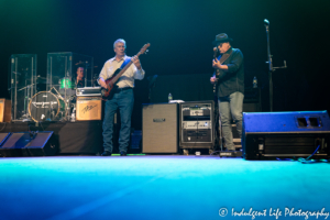 The Charlie Daniels Band members in concert live at Silverstein Eye Centers Arena in the Kansas City metro area of Independence, MO on May 25, 2019.