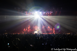 Fans go crazy during Travis Tritt's "Outlaws & Renegades" concert tour stop at SECA in the Kansas City metro area of Independence, MO on May 25, 2019.