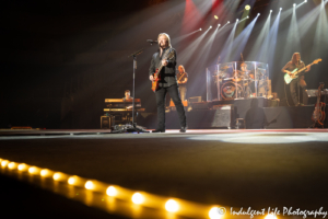 Travis Tritt live on stage at the Kansas City metro area's SEC Arena in Independence, MO during his "Outlaws & Renegades" tour on May 25, 2019.