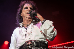 Live concert with Alice Cooper on his summer tour stop at Kansas City's Starlight Theatre on July 26, 2019.