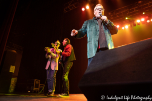 Sha Na Na's Jocko Marchellino live in concert with Donny York and "Rockin" Randy Hill" at Star Pavilion inside Ameristar Casino Hotel Kansas City on June 21, 2019.