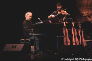 Bruce Hornsby playing the piano live at the Lied Center of Kansas on the KU campus in Lawrence, KS on August 13, 2019.