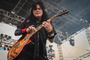 Night Ranger guitarist Keri Kelli performing live at the Missouri State Fair in Sedalia, MO on August 16, 2019.