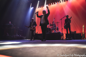 Russell Hitchcock and Graham Russell of Air Supply performing with band members Mirko Tessandori, Aviv Cohen and Doug Gild at Ameristar Casino in Kansas City, MO on September 28, 2019..