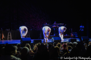 Boyz II Men taking a bow after performing “It’s So Hard to Say Goodbye to Yesterday” live at Muriel Kauffman Theatre in Kansas City, MO on October 2, 2019.