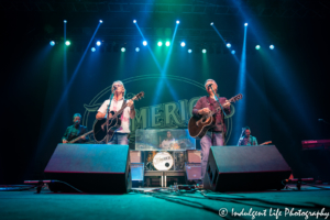 Dewey Bunnell and Gerry Beckley performing with their band America at Ameristar Casino in Kansas City, MO on November 8, 2019.