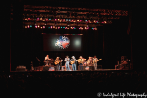 Mark Chesnutt and his band performing together at Ameristar Casino Hotel Kansas City on November 16, 2019.