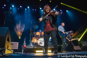 Shooting Star violinist Janet Jameson performing live with Steve Thomas, Todd Pettygrove and Chet Galloway at Ameristar Casino in Kansas City, MO on November 23, 2019.