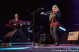 Shooting Star violinist Janet Jameson performing with keyboard player Dennis Laffoon live at Ameristar Casino Hotel Kansas City on November 23, 2019.