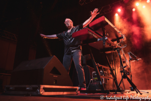 Shooting Star keyboardist Dennis Laffoon performing live at Ameristar Casino's Star Pavilion in Kansas City, MO on November 23, 2019.