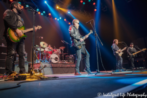 Members of Blue Öyster Cult live on stage at Ameristar Casino's Star Pavilion in Kansas City on March 6, 2020.