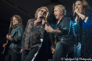 Starship's Mickey Thomas performing with band members John Roth, Jeff Adams and Stephanie Calvert at Prairie Band Casino in Mayetta, KS on February 27, 2020.