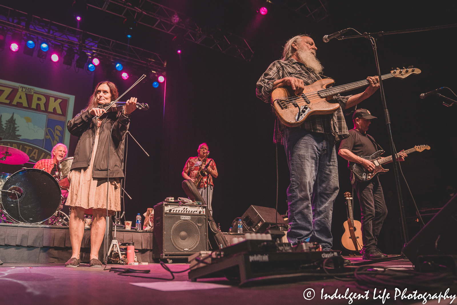 The Ozark Mountain Daredevils live in concert at Ameristar Casino's Star Pavilion in Kansas City, MO on August 21, 2021.