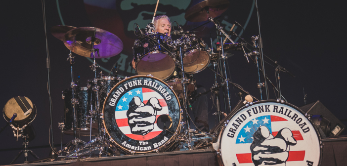 Grand Funk Railroad performed live in concert at Star Pavilion inside of Ameristar Casino in Kansas City, MO on September 18, 2021.