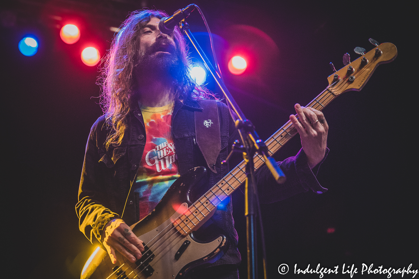 New bass guitarist Michael Devin of The Guess Who performing live at Ameristar Casino Hotel Kansas City on November 20, 2021.