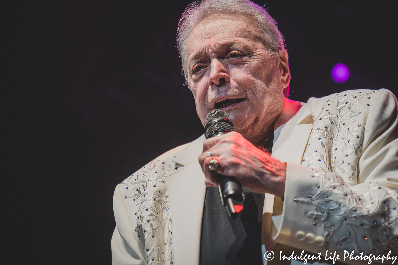 "Urban Cowboy" reunion show featuring Mickey Gilley at Ameristar Casino Hotel Kansas City on November 13, 2021.