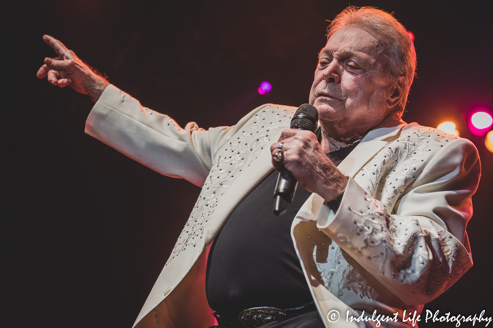 Live concert featuring Mickey Gilley at Ameristar Casino's Star Pavilion in Kansas City, MO on November 13, 2021.