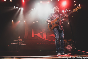 Little River Band members Wayne Nelson, Chris Marion and Ryan Ricks performing together at Ameristar Casino Hotel Kansas City on January 15, 2022.