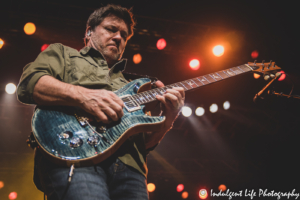 Guitarist Rich Herring of LRB performing live at Ameristar Casino's Star Pavilion in Kansas City, MO on January 15, 2022.