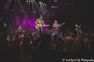 Little River Band fans having a party at Star Pavilion inside of Ameristar Casino Hotel Kansas City on January 15, 2022.