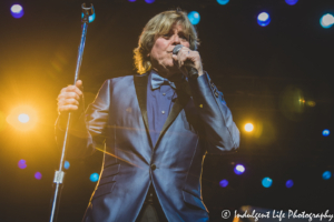 Herman's Hermits frontman Peter Noone performing live in concert at Ameristar Casino Hotel Kansas City on January 28, 2022.